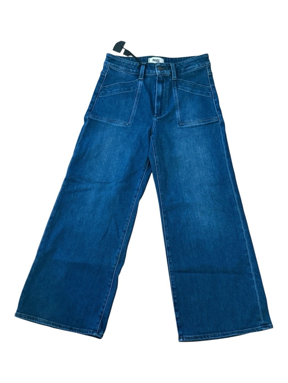 PAIGE Women’s Anessa High Rise Wide Leg Ankle Jeans - Picture 12 of 12